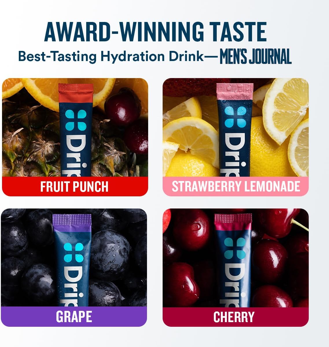DripDrop Hydration Juicy Variety Pack, Electrolyte Packets, 32 Count - Image 6