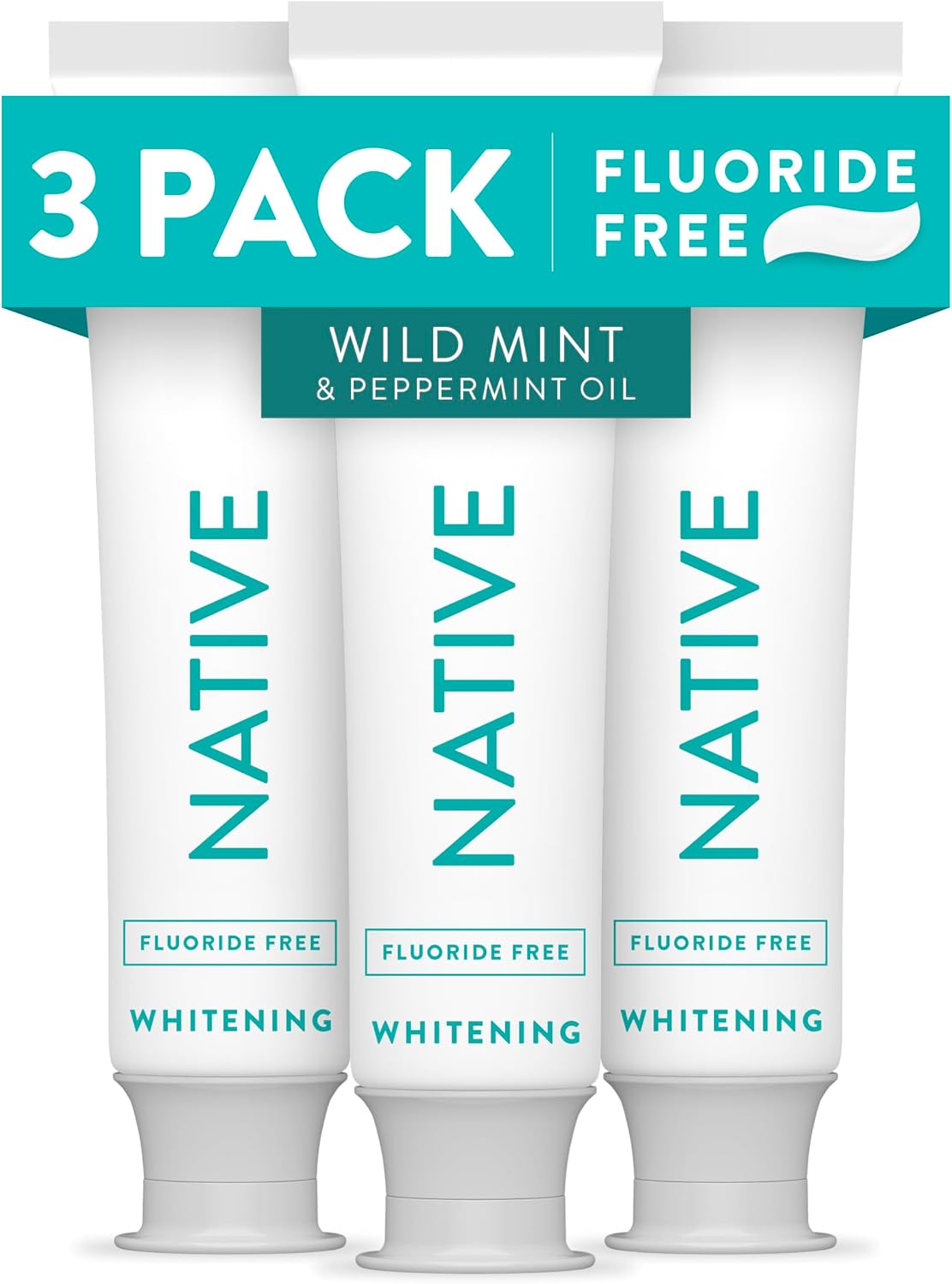 Native Fluoride Free Toothpaste, Wh...