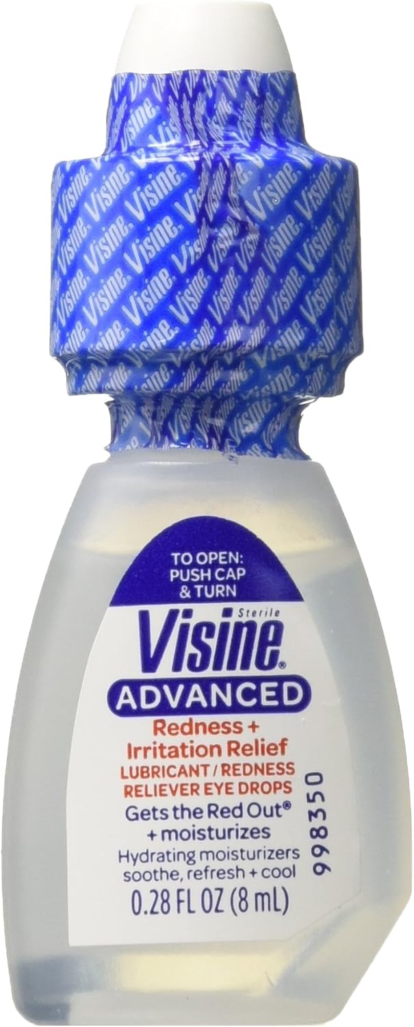 Visine Advanced Relief Eye Drops, 0...
