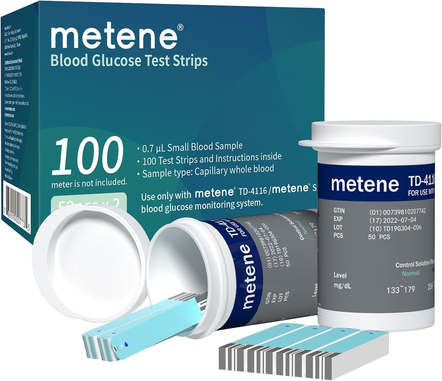 Metene TD-4116 Blood Glucose Test S...