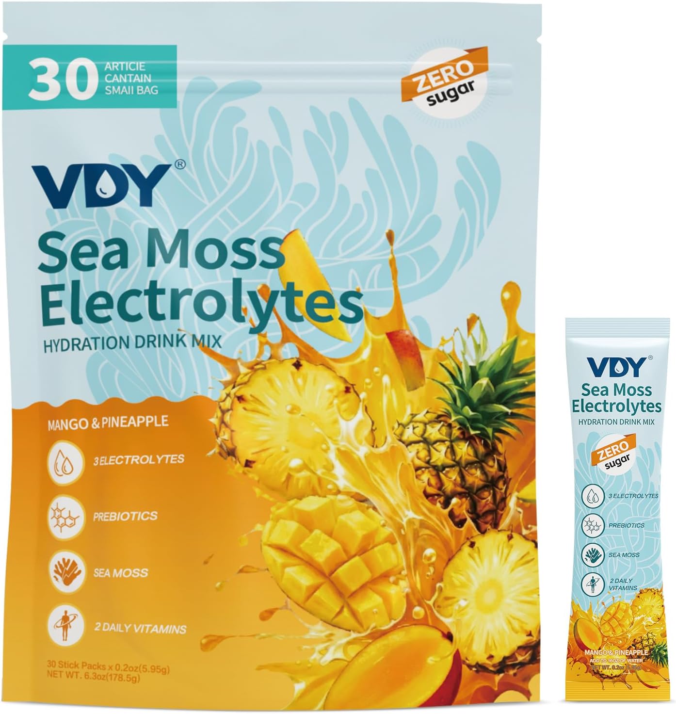 Sea Moss Electrolytes Powder Packet...