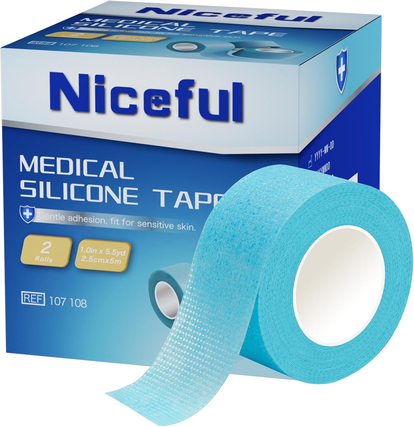 Niceful Silicone Tape, Hypoallergen...