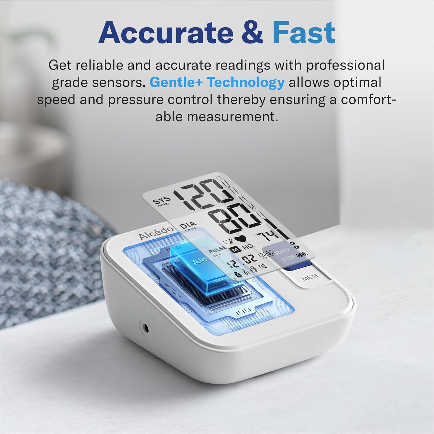 Alcedo Blood Pressure Monitor for H...