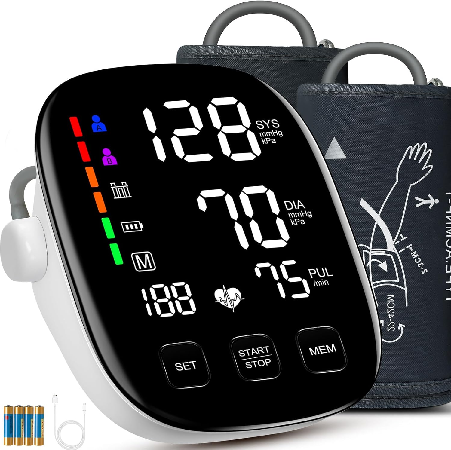 Blood Pressure Monitors,9-17”...