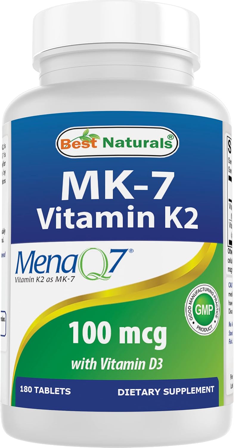 Best Naturals Vitamin K2 (MK7) with...