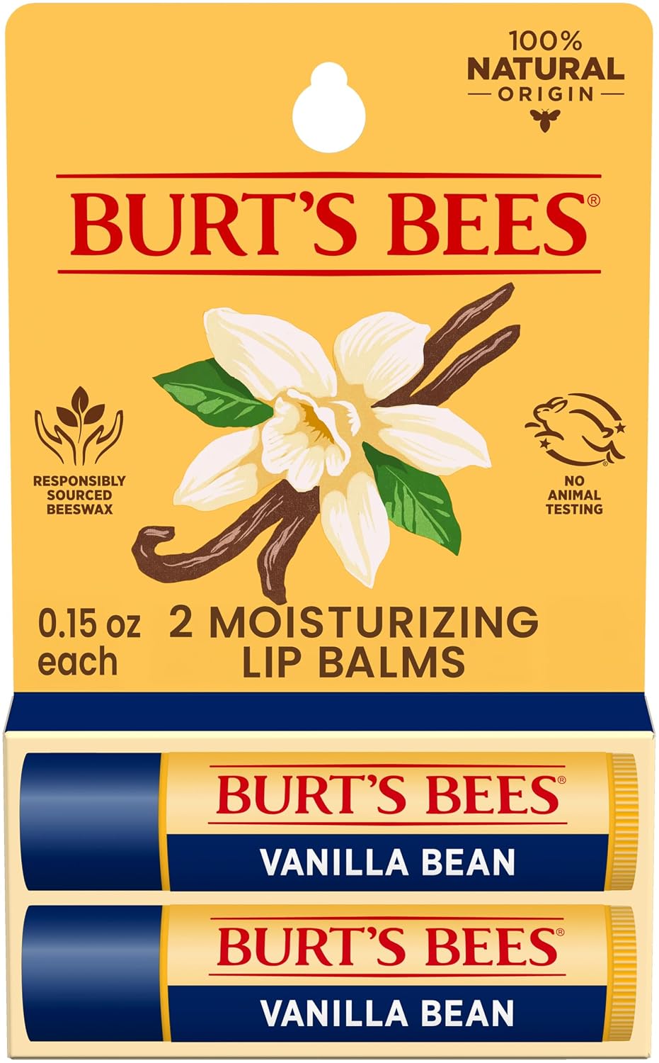 Burt’s Bees Lip Balm, Vanilla...