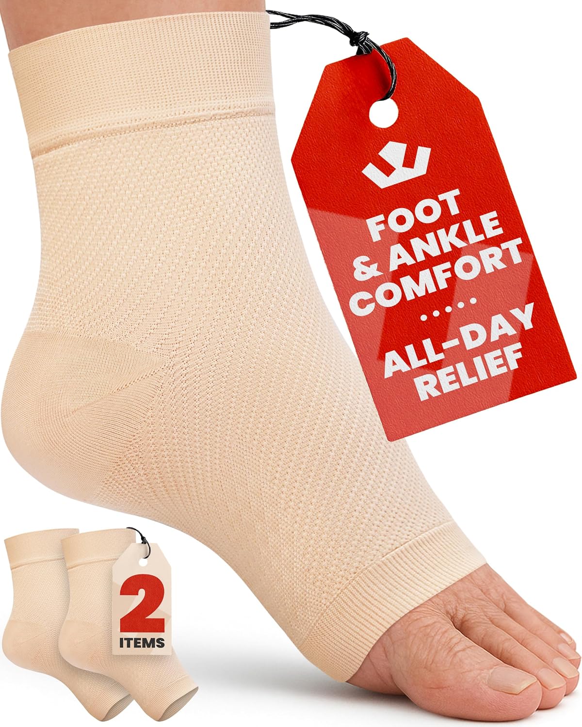 KEMFORD Ankle Compression Sleeve &#...