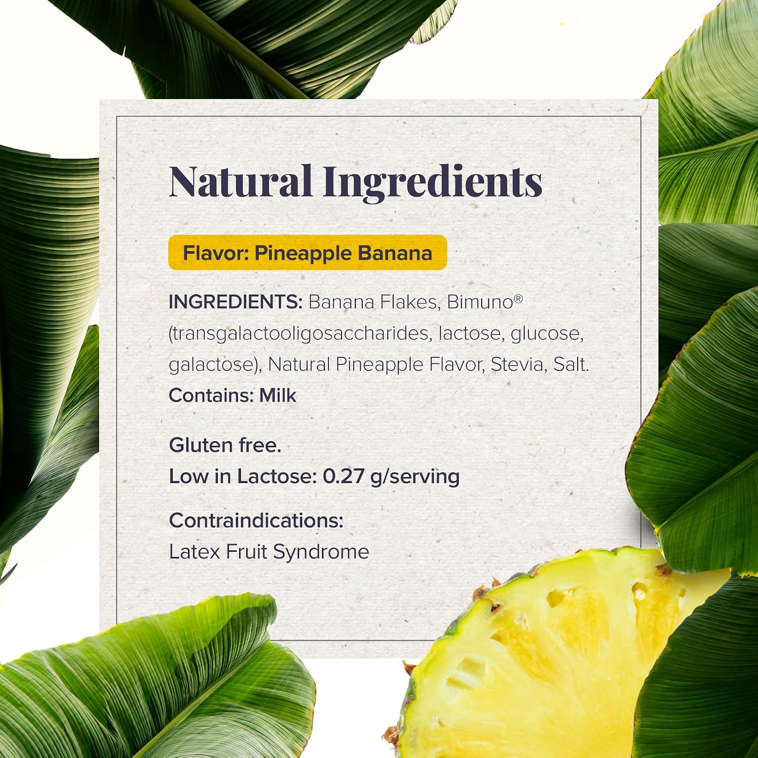 Medtrition Banatrol Natural Anti-Diarrheal with Prebiotics, Relief for IBS and Recurring Diarrhea, Clinically Supported Food, Non-Constipating, 28 Servings (Pineapple) - Image 7