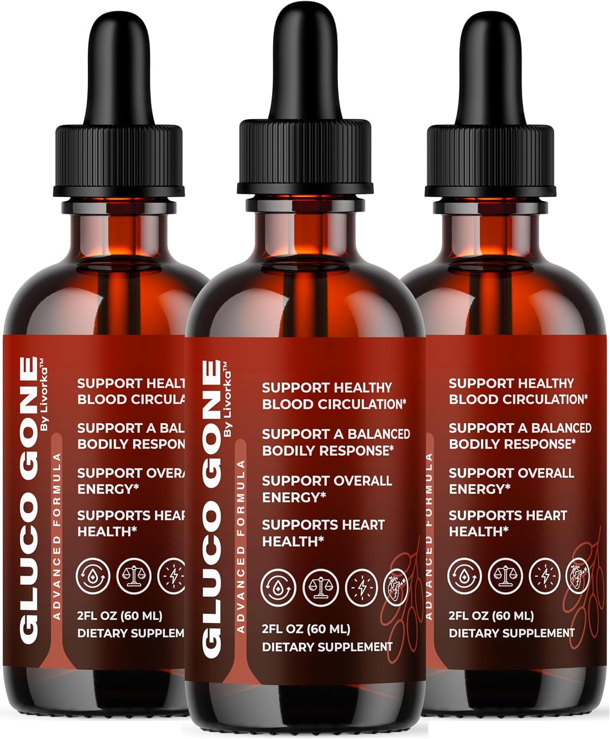 (3 Pack) GlucoGone Drops – Or...