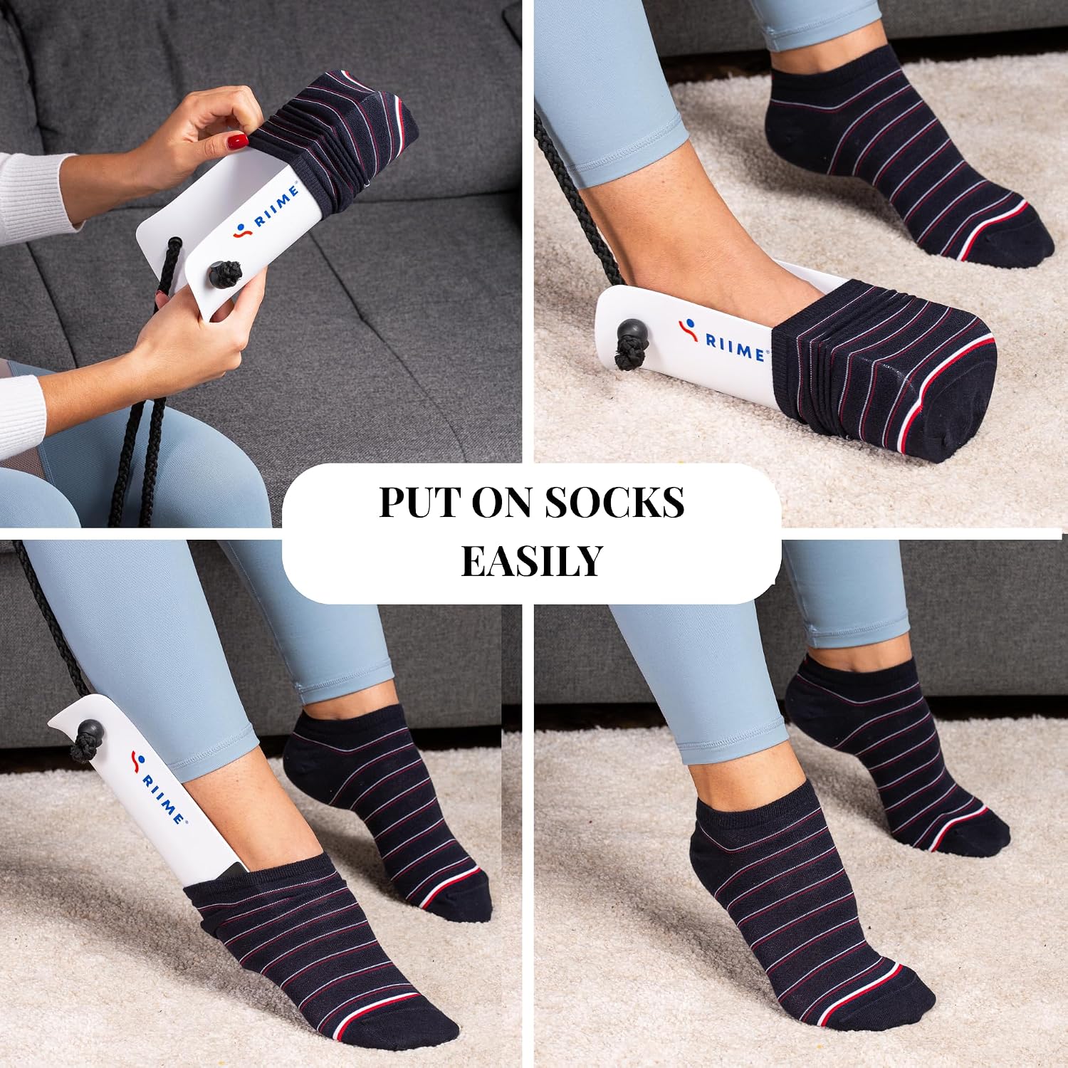 Sock Aid Easy to Use - Sock Aid for Compression Socks for Men & Women & Kid - Image 3