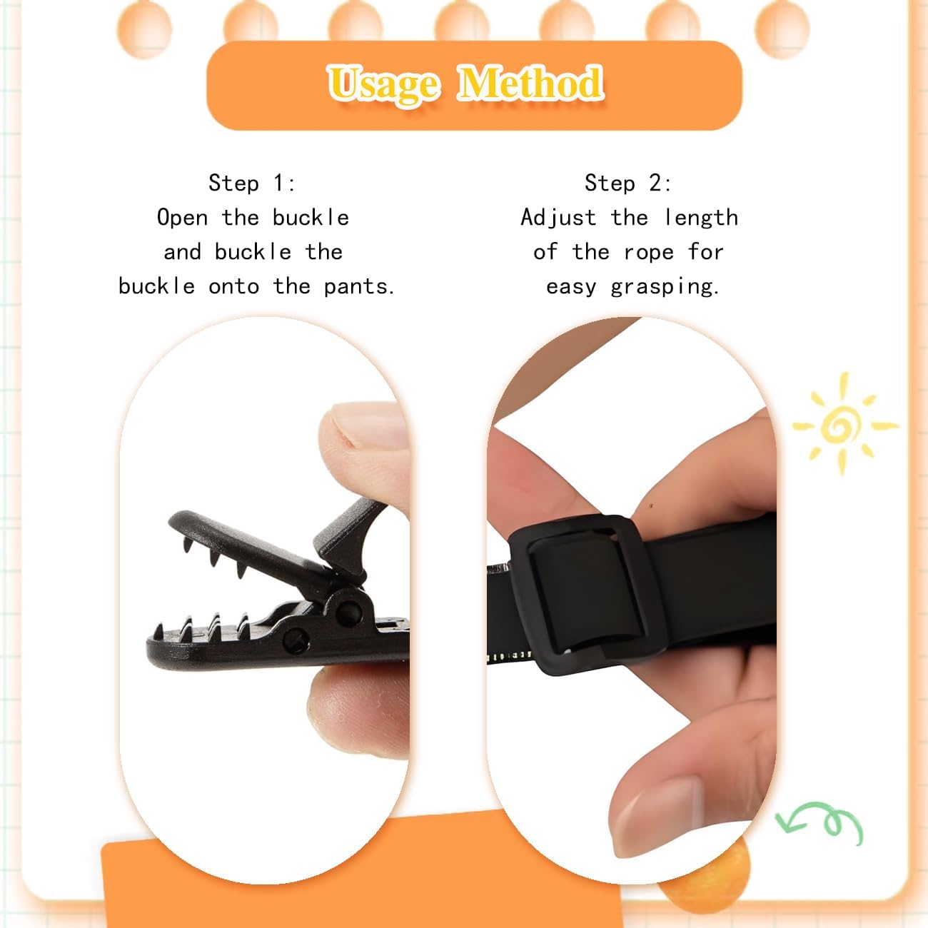 Adjustable Clip & Pull Dressing Aid for Elderly, Disabled & Pregnant Women – 2PCS Mobility Assist Tool for Pants - Image 5