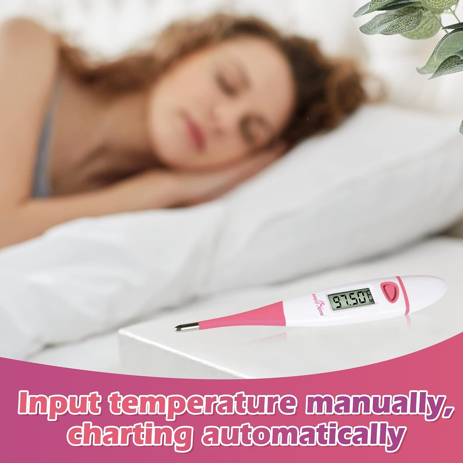 easy@Home 50 Ovulation Test Strips + 20 Pregnancy Tests + BBT Thermometer - Image 5