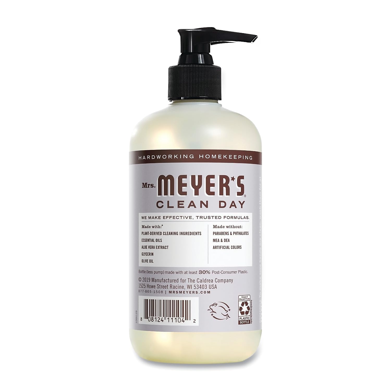 MRS. MEYER'S CLEAN DAY Liquid Hand Soap, Lavender, 12.5 fl oz, 6 Pack - Image 3