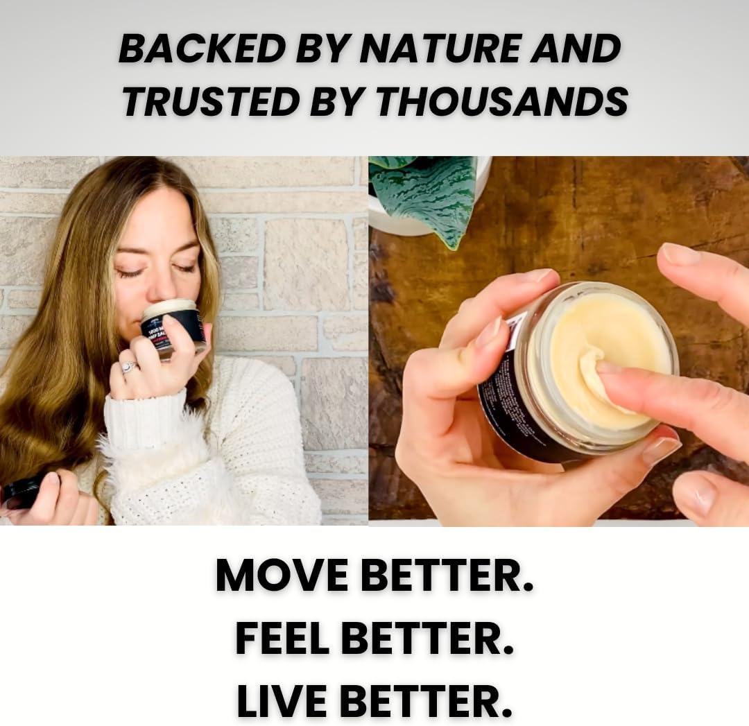 Medical Miracles Hemp Salve 1,000mg, 2 oz Jar – Hemp Extract Balm with Shea Butter, Coconut Oil, Sweet Almond Oil & Beeswax – Lavender Vanilla Scent – Body Massage Balm – Made in USA - Image 2