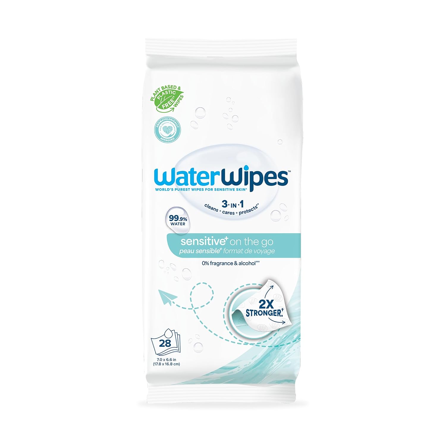 WaterWipes Sensitive+ On The Go Wip...