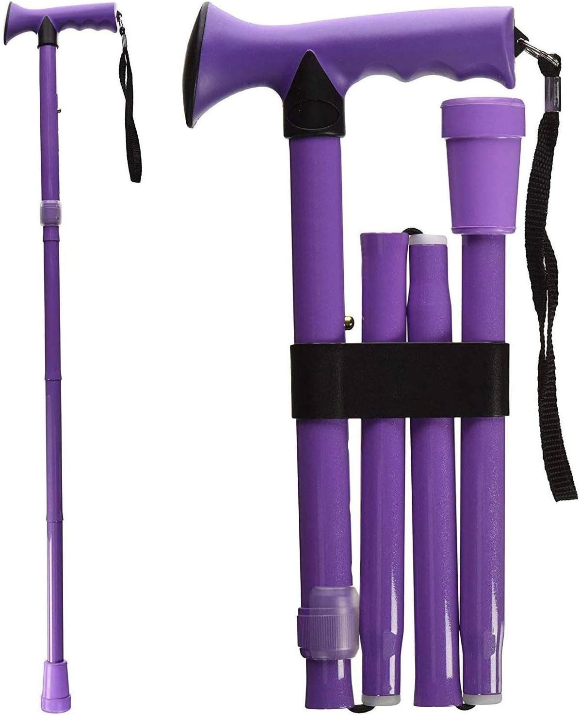 HealthSmart Folding Walking Stick, ...