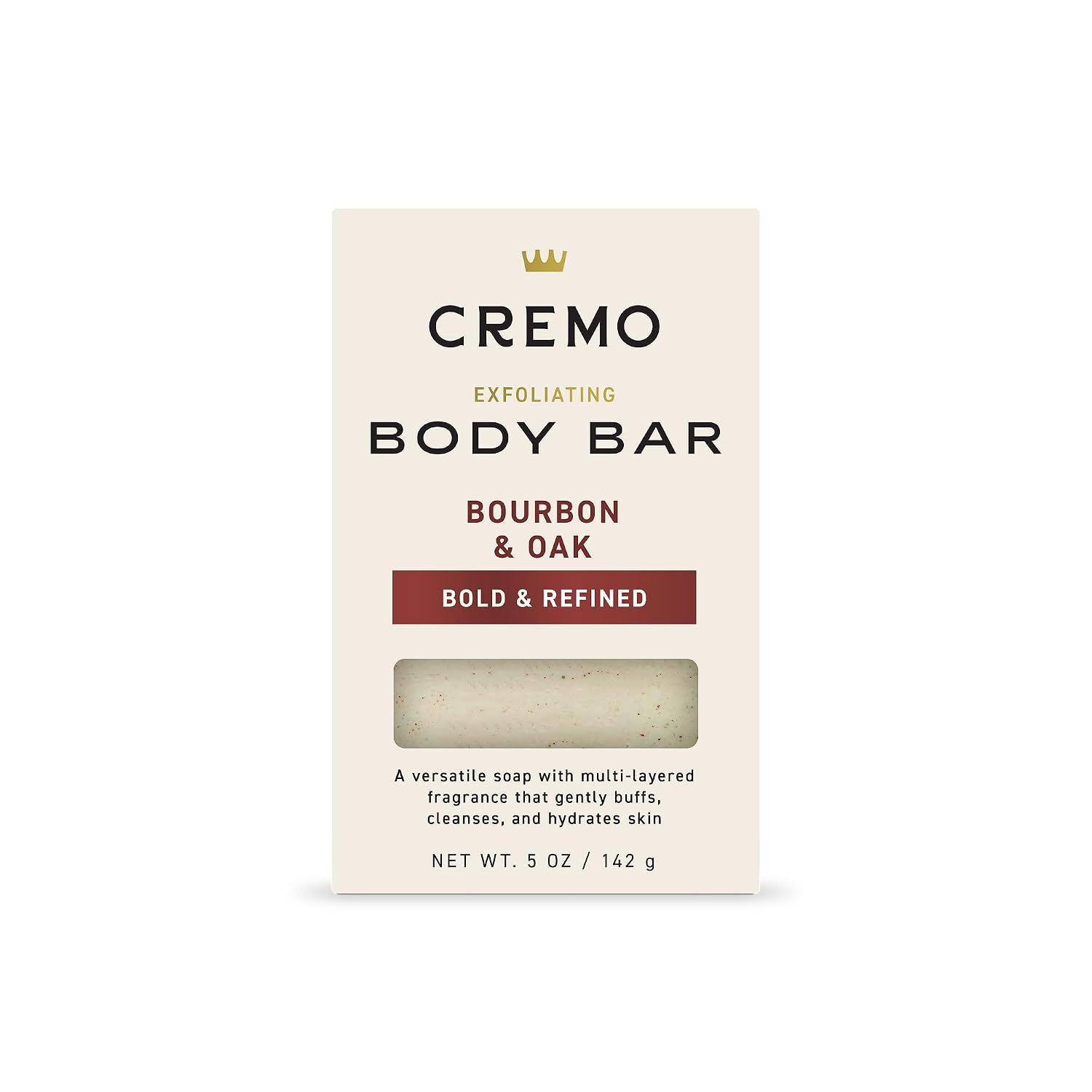 Cremo Exfoliating Body Bar Soap for...