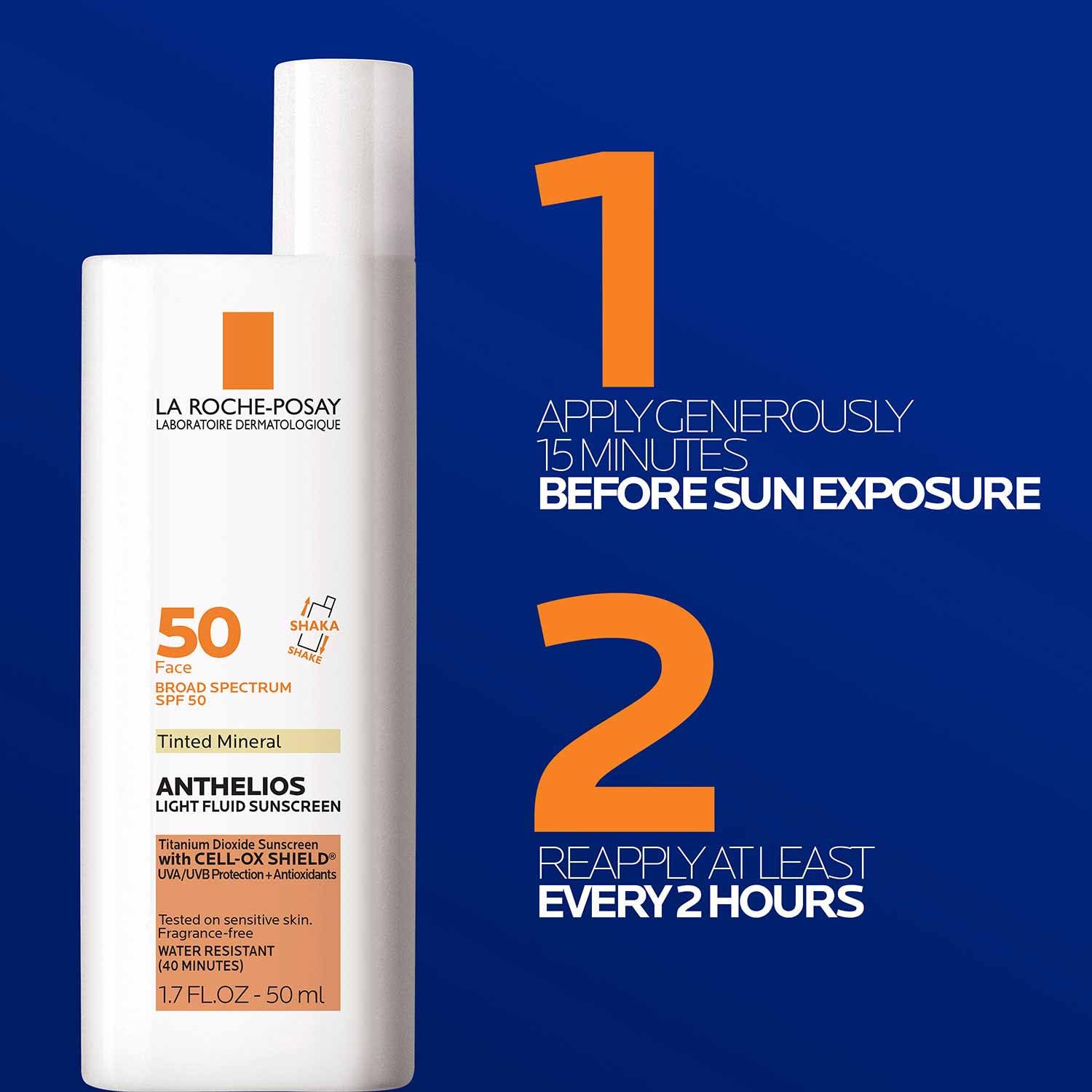 La Roche-Posay Anthelios Mineral Light Fluid Sunscreen for Face - Image 7
