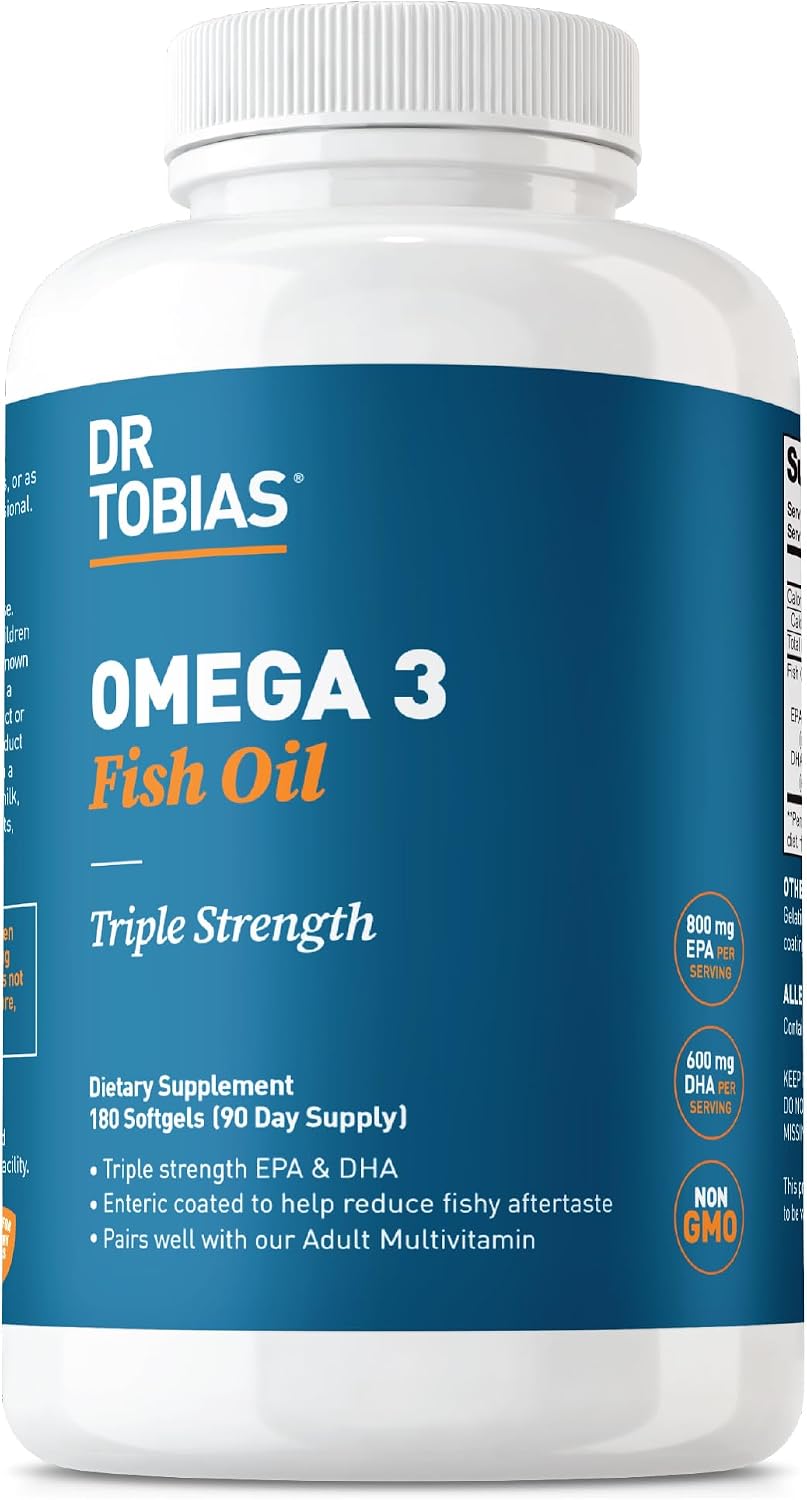 Dr. Tobias Omega 3 Fish Oil 2000mg ...