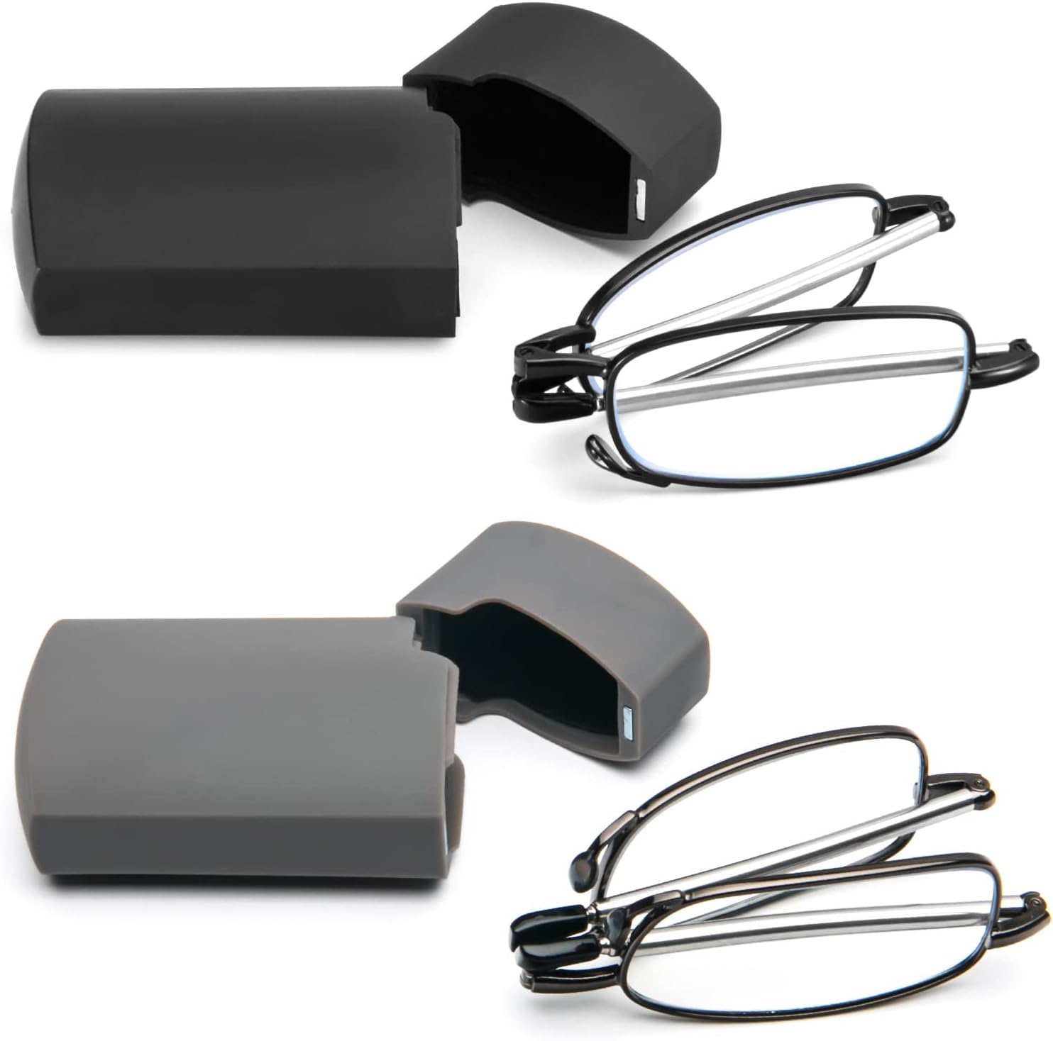 2 Pack Folding Reading Glasses Stai...