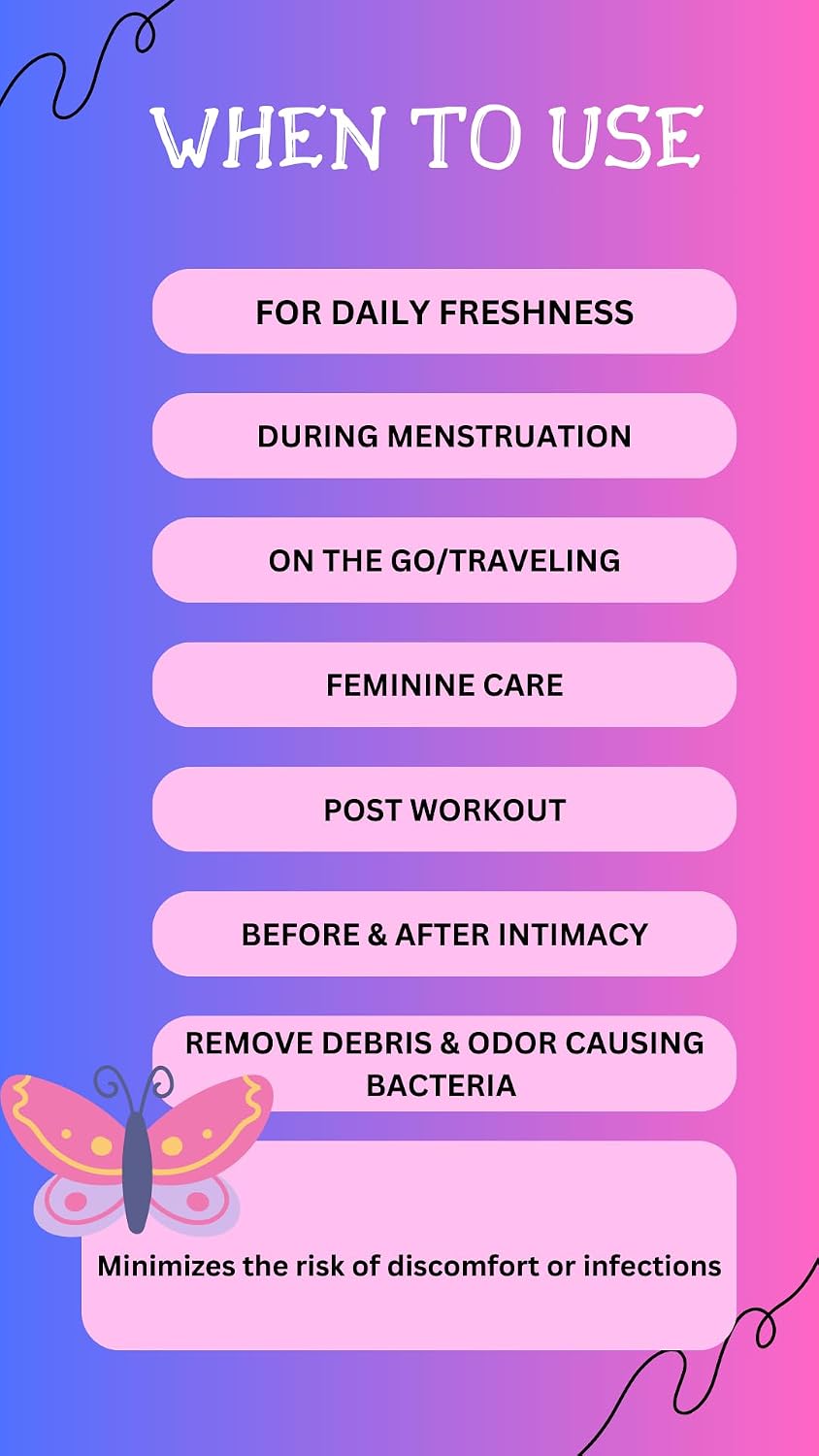 Fresh One Feminine Wipes - Natural pH Balanced Intimate Wipes for women | Soothing, Gentle Cleansing | Feminine Hygiene Wipes for Sensitive Skin, Personal Care, & Daily Use - Image 7
