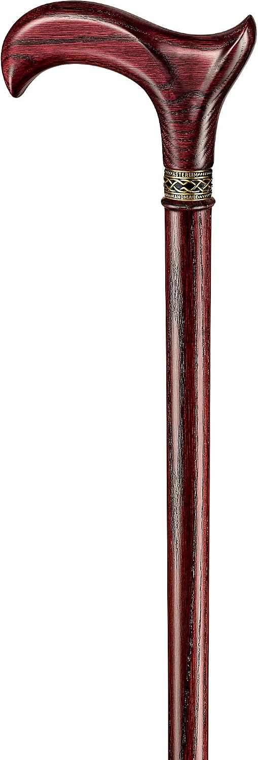 Asterom Handcrafted Walking Cane, Stylish Wooden Canes for Men, Oak Wood - Image 6