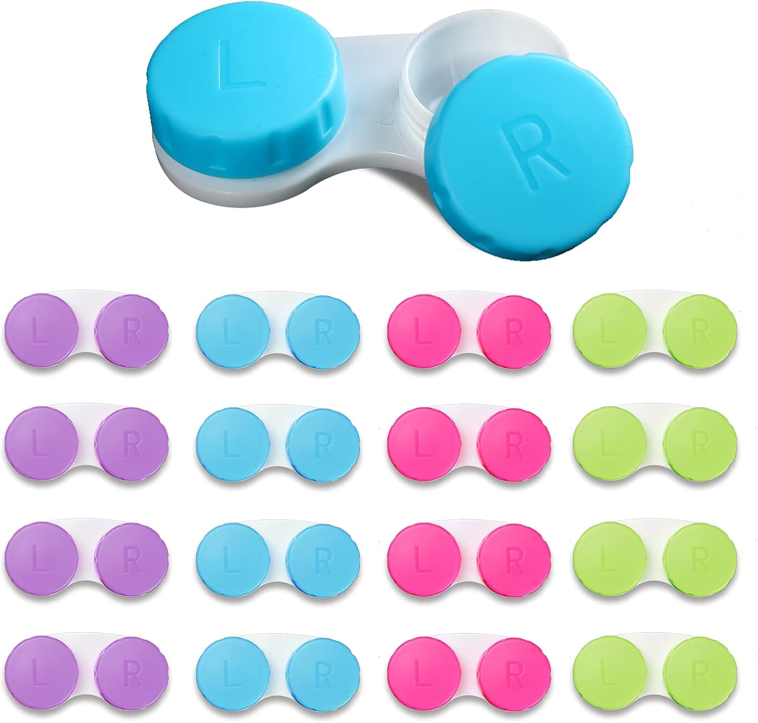 Aoutrow 16 Pack Contact Lens Case B...