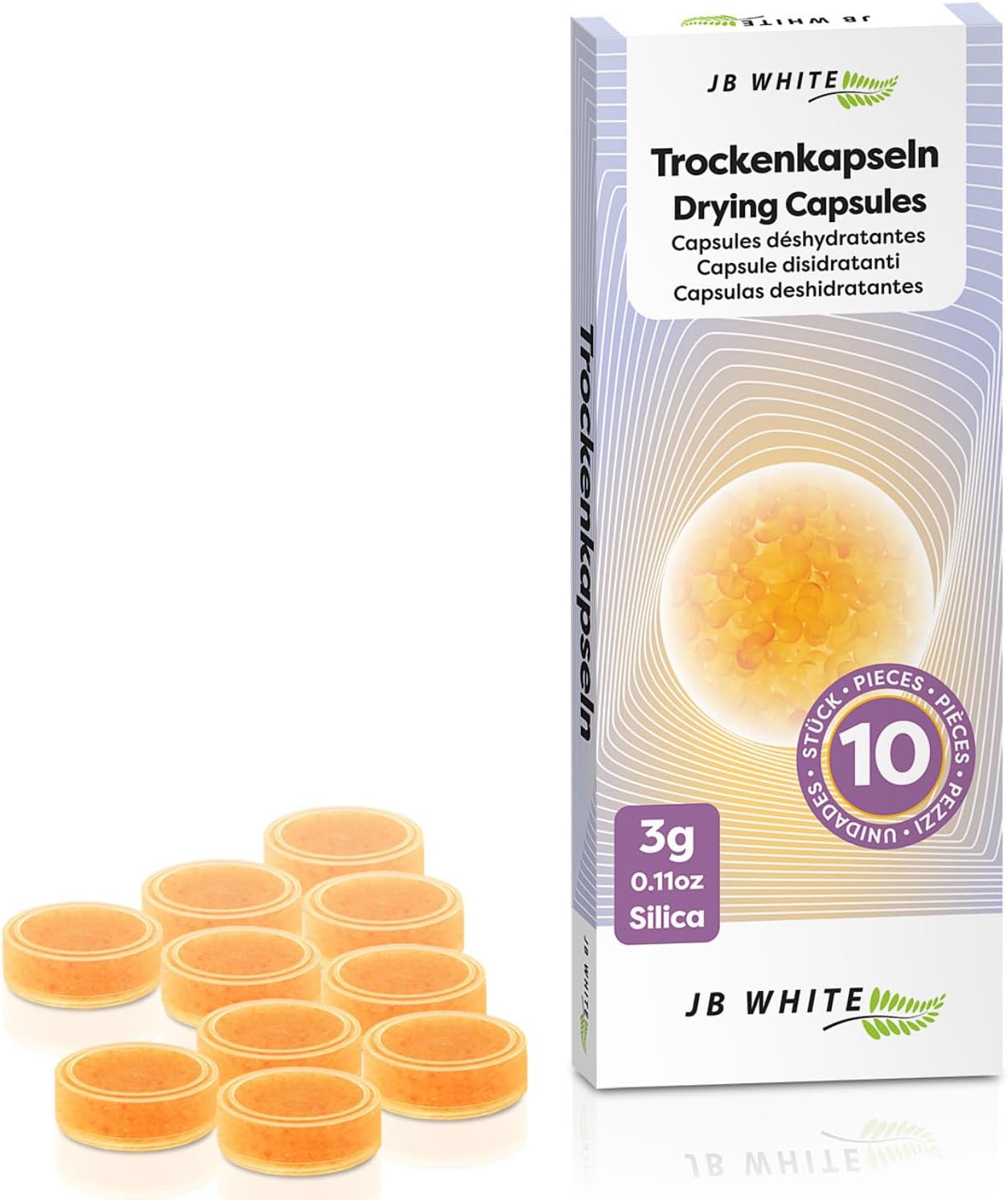 JB White 10x Hearing Aid Drying Cap...