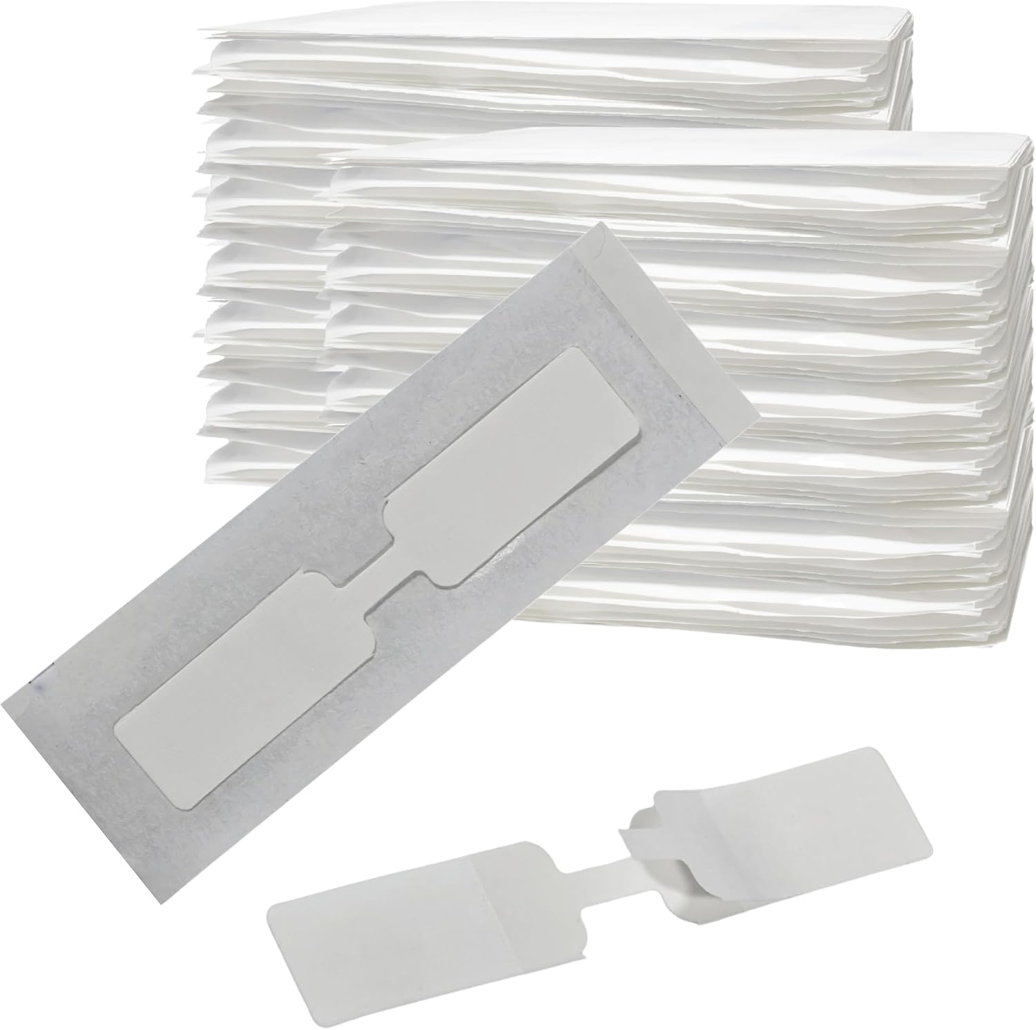 200 Sterile Butterfly Closure Bandage Strips - Adhesive Strip Stitch Bandages for Closing Skin Wounds with Non-Stick Pad - Individually Wrapped - Hypoallergenic Adhesive & Latex Free (Large (200) - Image 7
