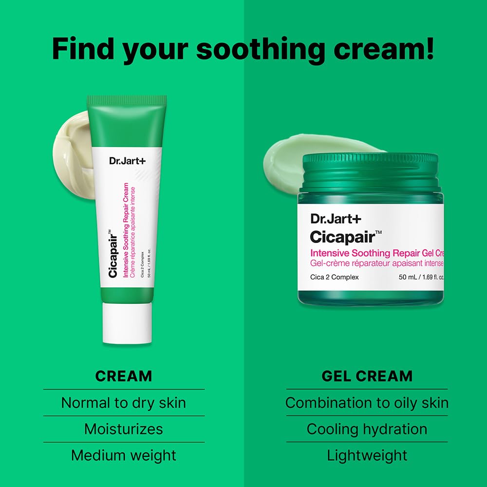 Dr.Jart+ Cicapair Cooling Gel Korean Face Moisturizer for Redness and Sensitive Skin with Centella Asiatica | Korean Skin Care - Image 6