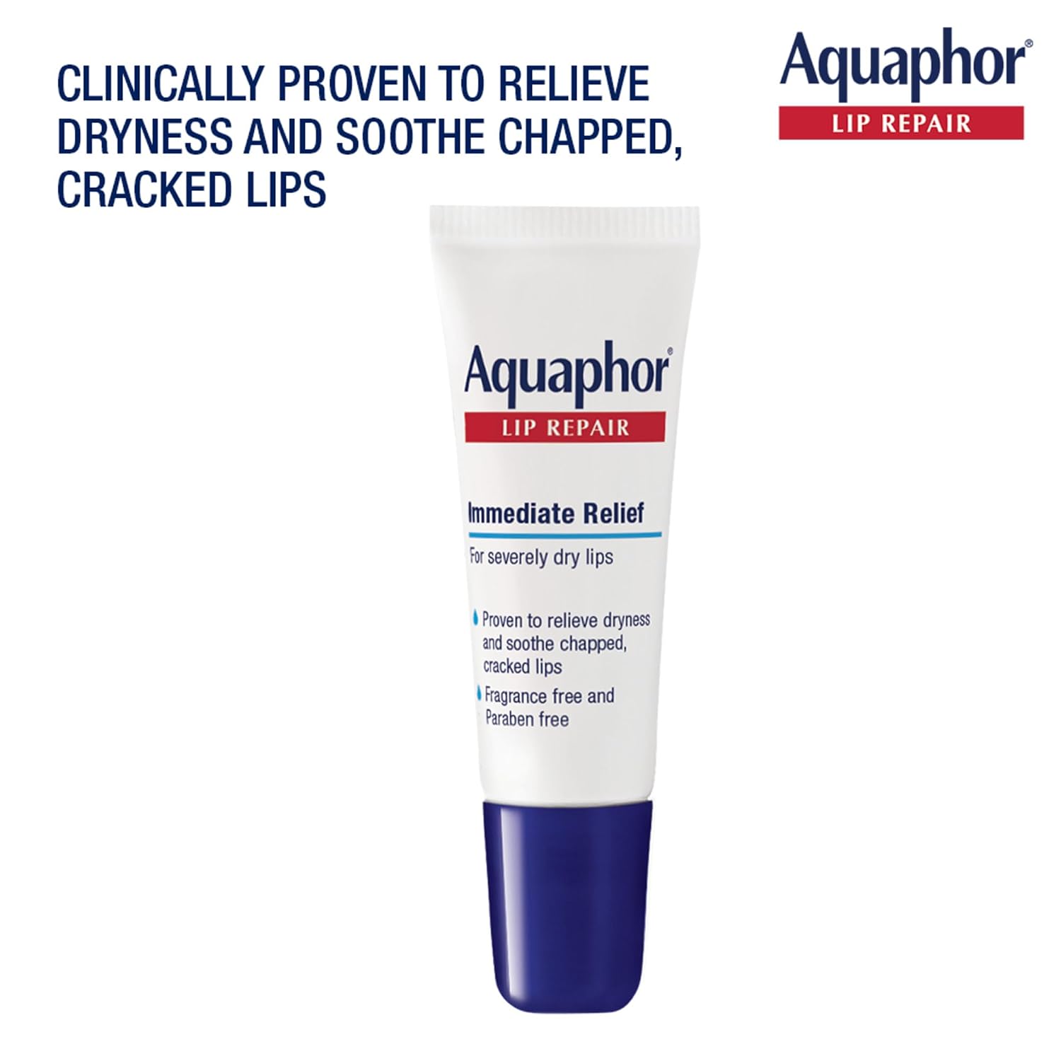 Aquaphor Lip Repair Ointment, Value Pack, 2 x 0.35 FL OZ - Image 2