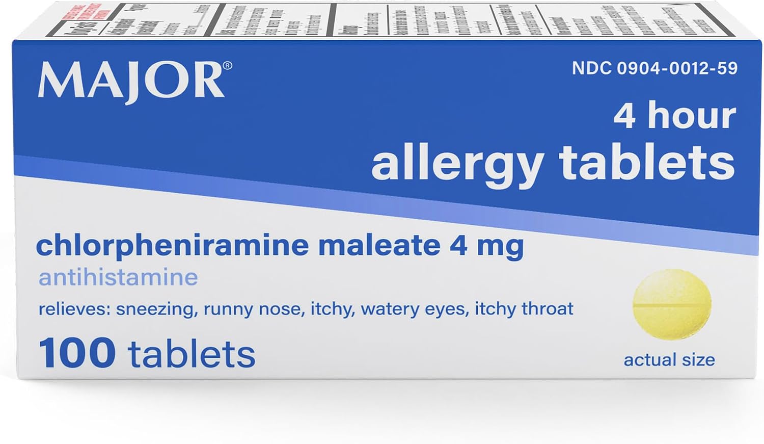 Major 4 Mg Allergy Tablets – ...