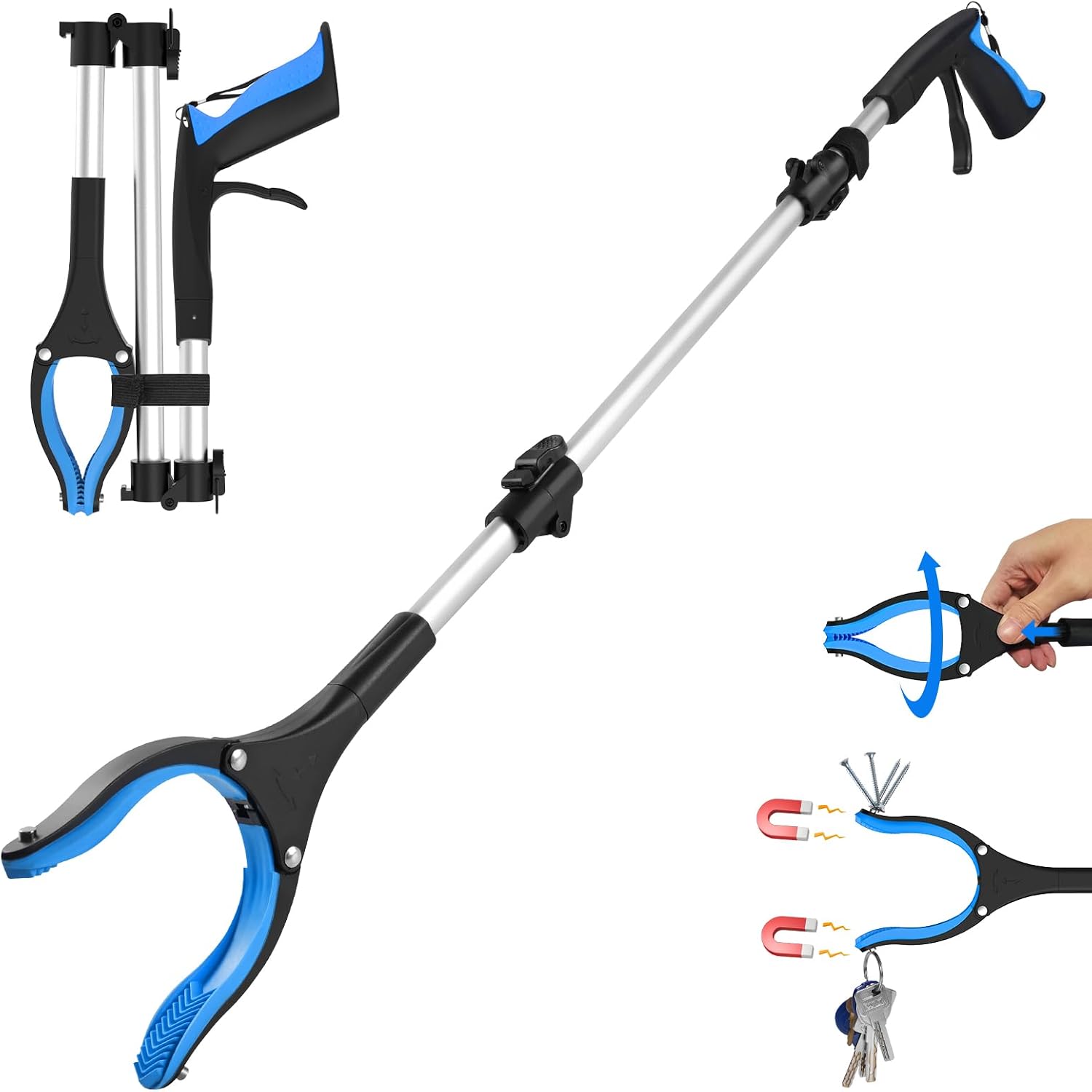 Grabber Reacher Tool 36 Inch, Folda...
