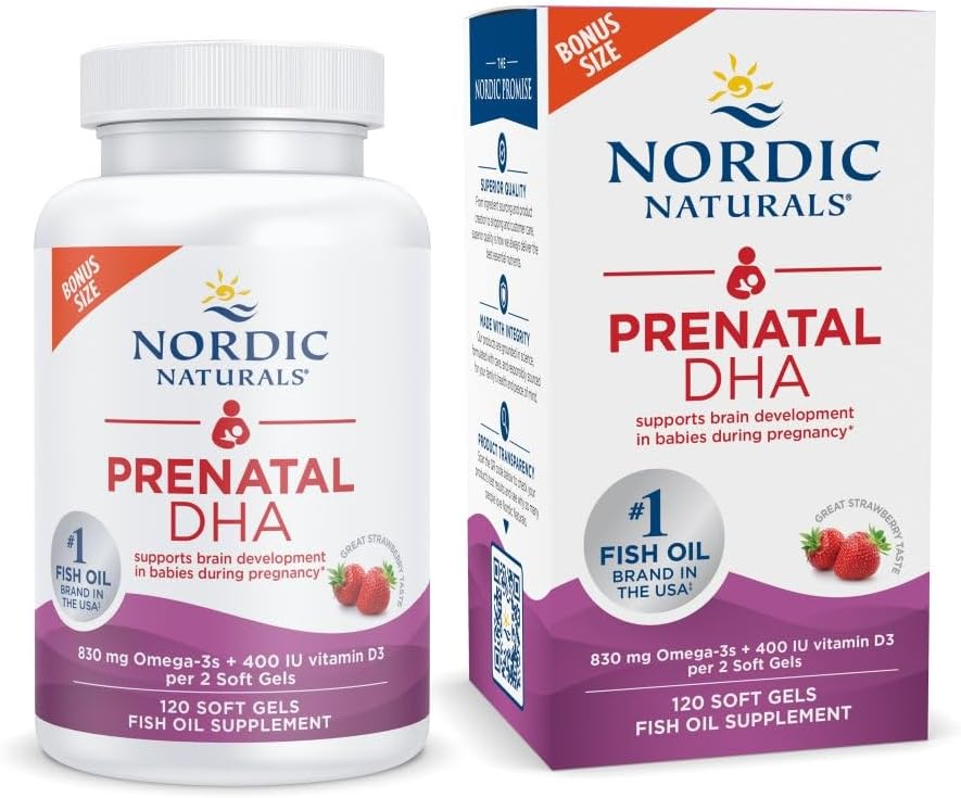 Nordic Naturals Prenatal DHA, Omega...