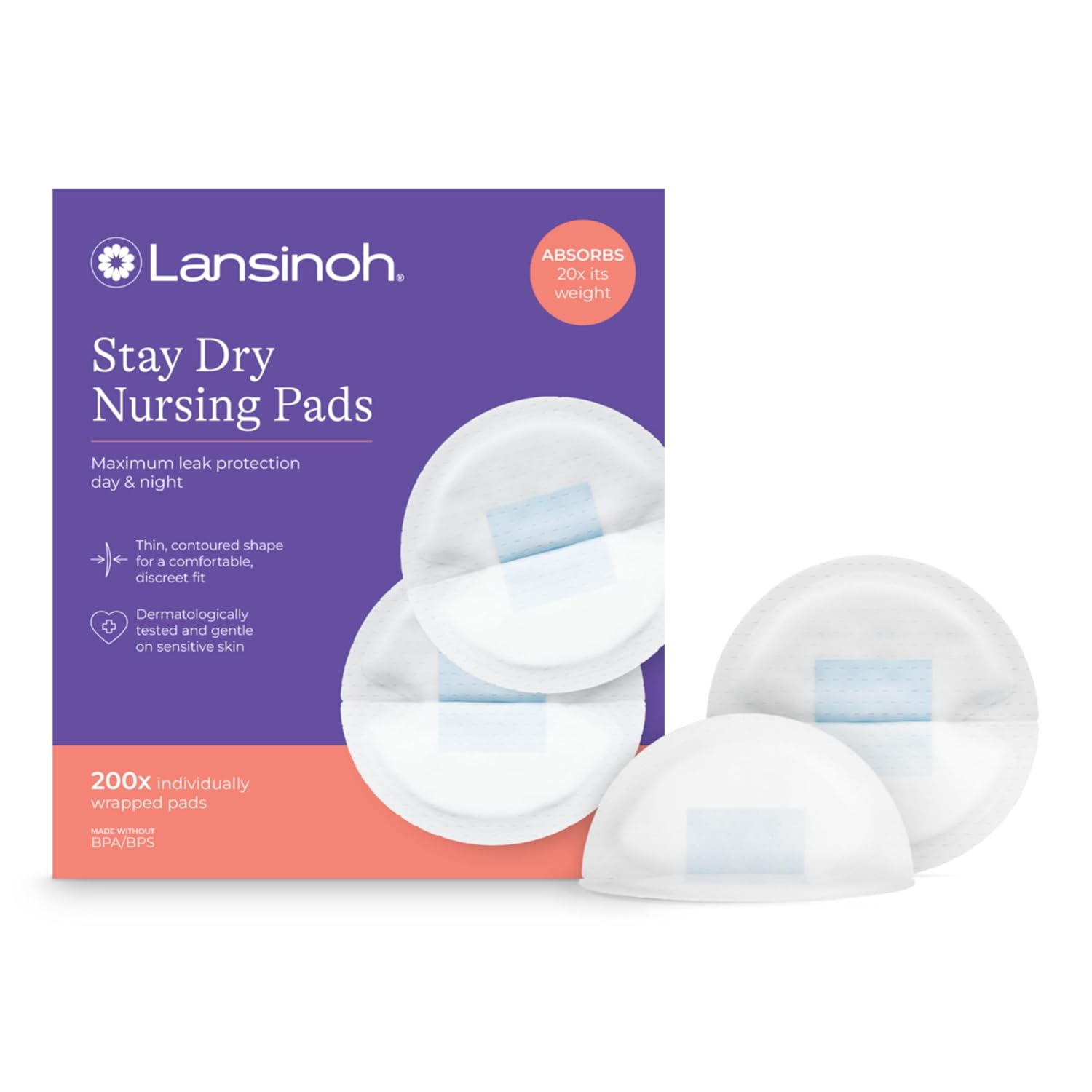 Lansinoh Stay Dry Disposable Nursin...