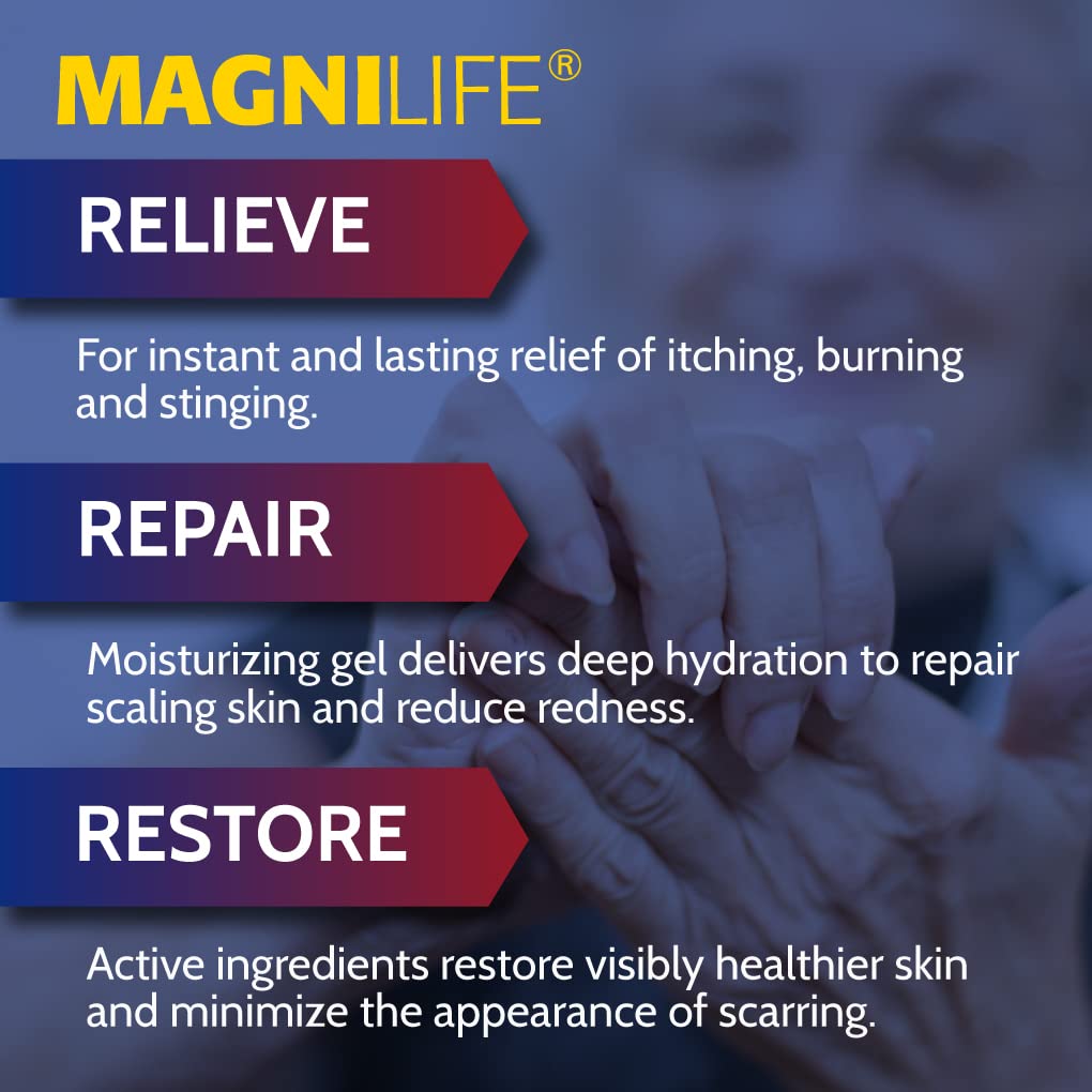 MagniLife Psoriasis Care+, Natural Itch and Pain Relief, Moisturization Helps to Reduce Redness, Scaling and Flaking on Body & Scalp - Unscented, Non-Toxic - 2oz - Image 2