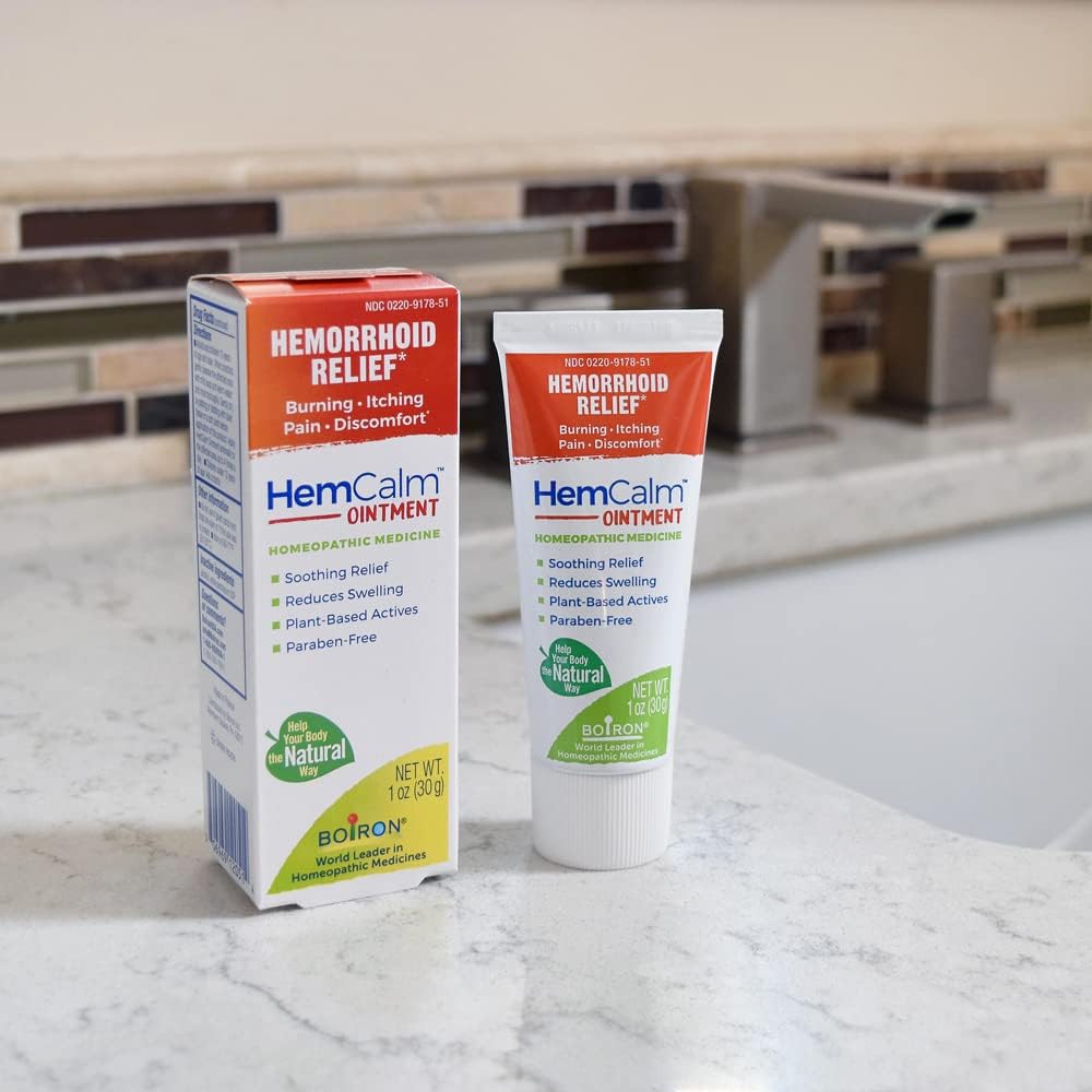 Boiron HemCalm Ointment for Hemorrhoid Relief of Pain, Itching, Swelling or Discomfort - 1 oz - Image 6