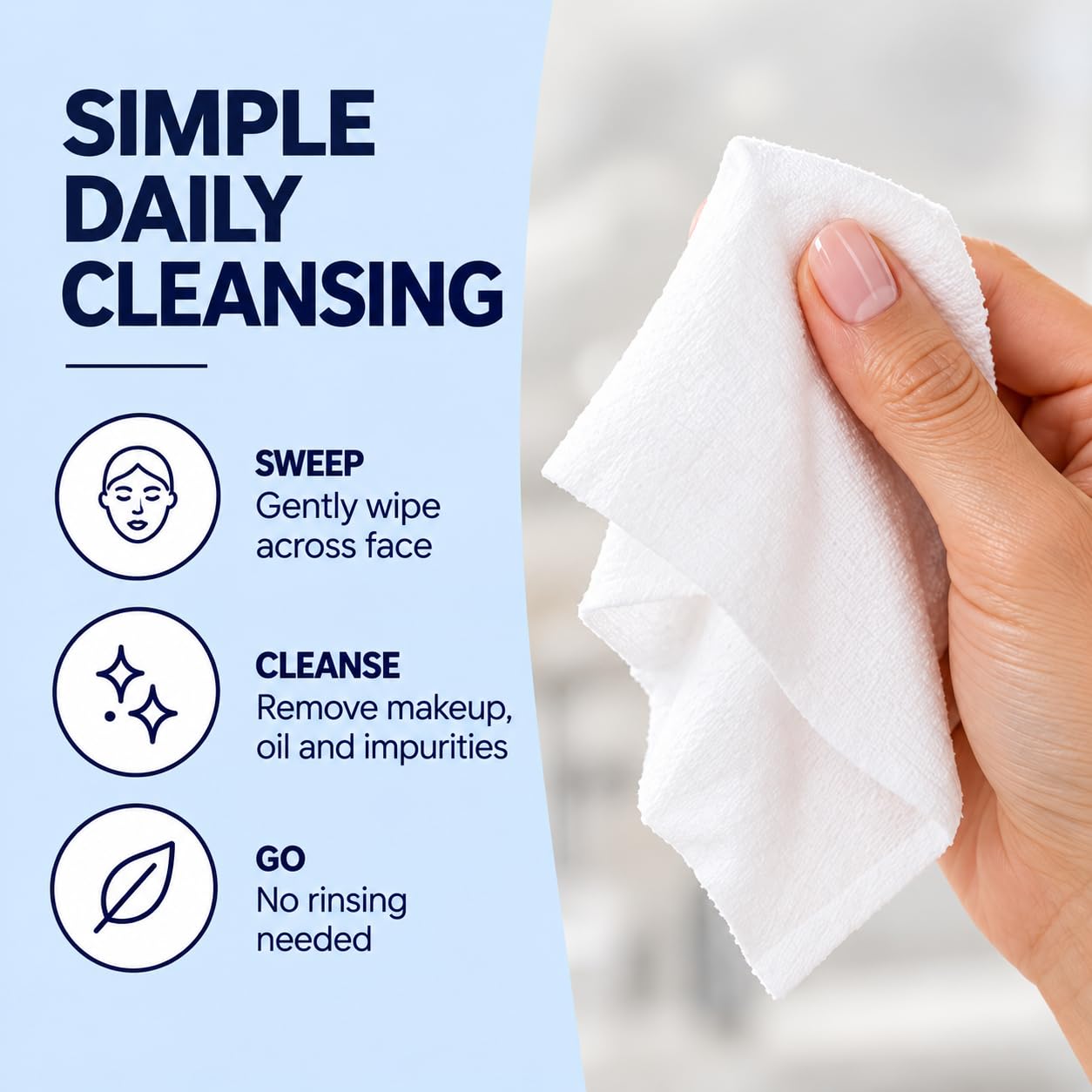 SpaScriptions Multi-Ingredient Facial Makeup Remover Cleansing Wipes 120 CT - Image 7