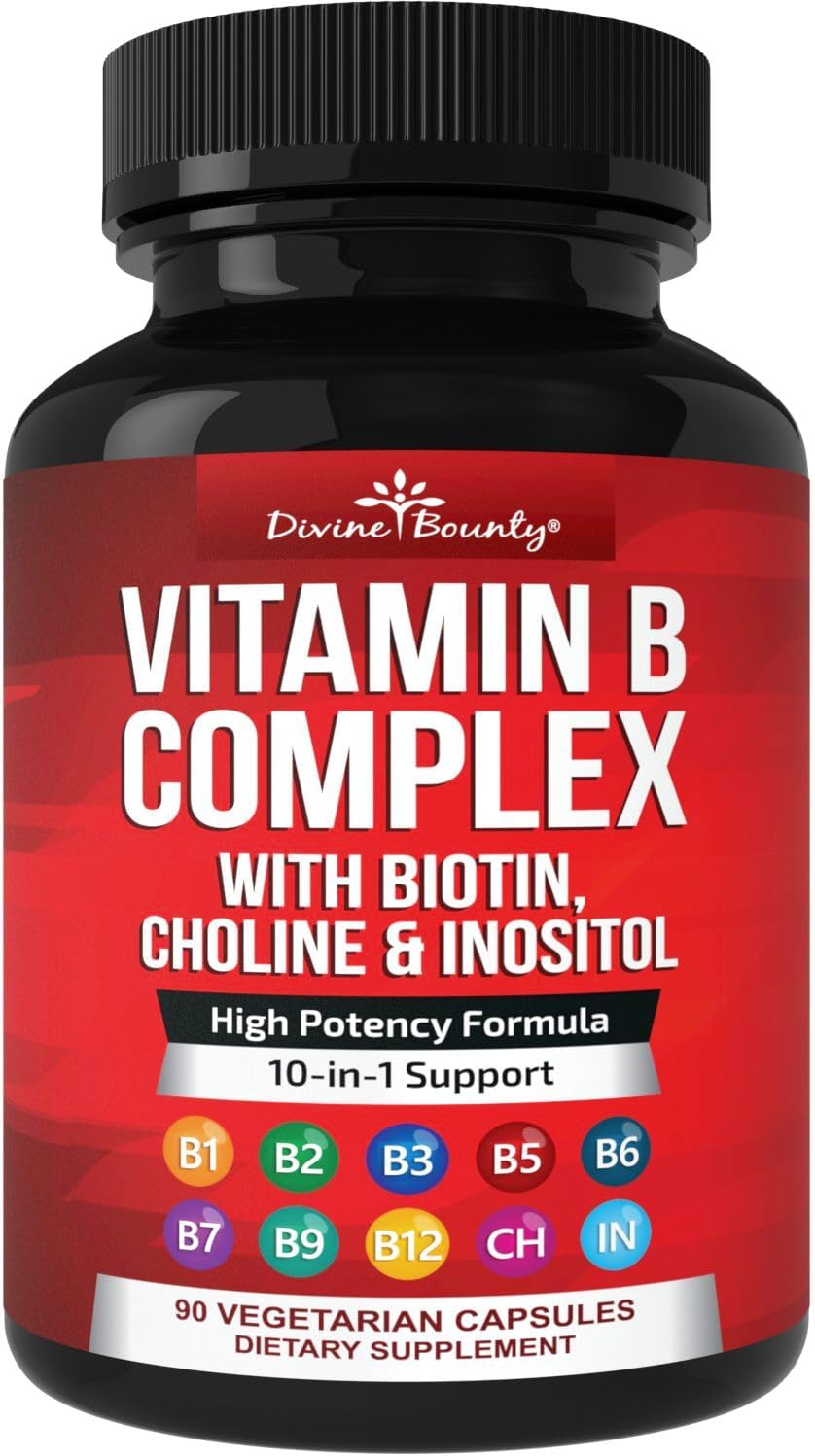 Divine Bounty Vitamin B Complex, Al...