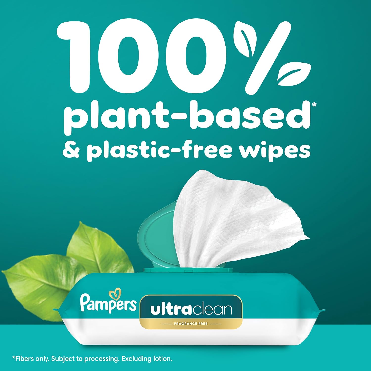 Pampers Ultraclean Baby Wipes, Unscented, Fragrance Free, Water Based, Hypoallergenic, Extra Thick & Grips Mess, 100% Plant Based, 936 Wipes Total (12X Flip-Top Packs) - Image 8