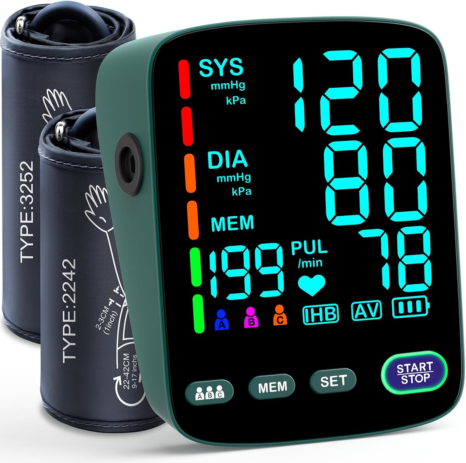 Blood Pressure Monitor,2 Upper Arm ...