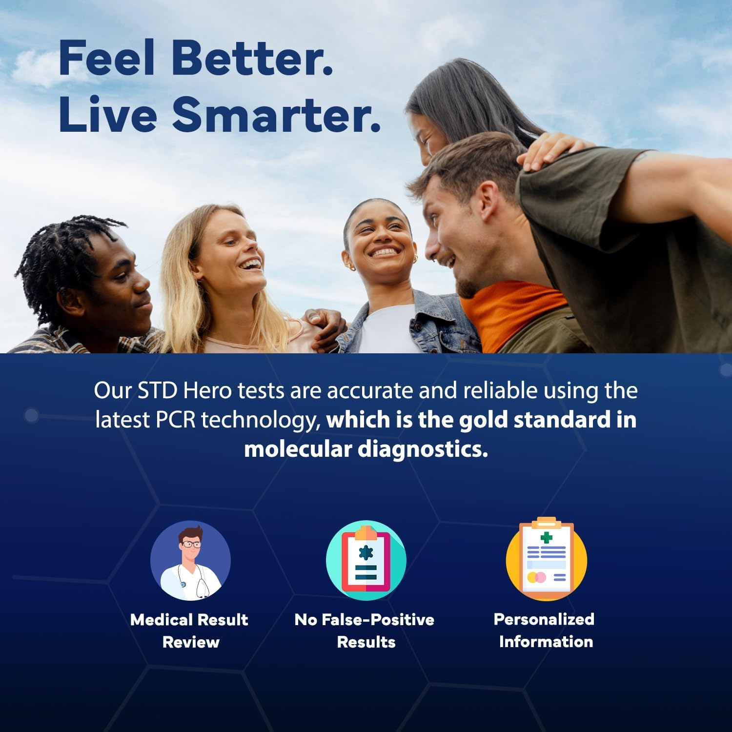 STD Hero At-Home Common STD Test Kit for Women and Men - Test for the Top Four STD's - Includes MGen - Private At-Home Collection - Simple, Discreet, Easy-to-Use with Fast Online Results - Image 7