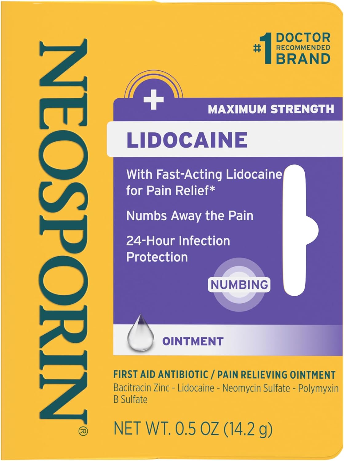 Neosporin + Lidocaine Pain Relief T...
