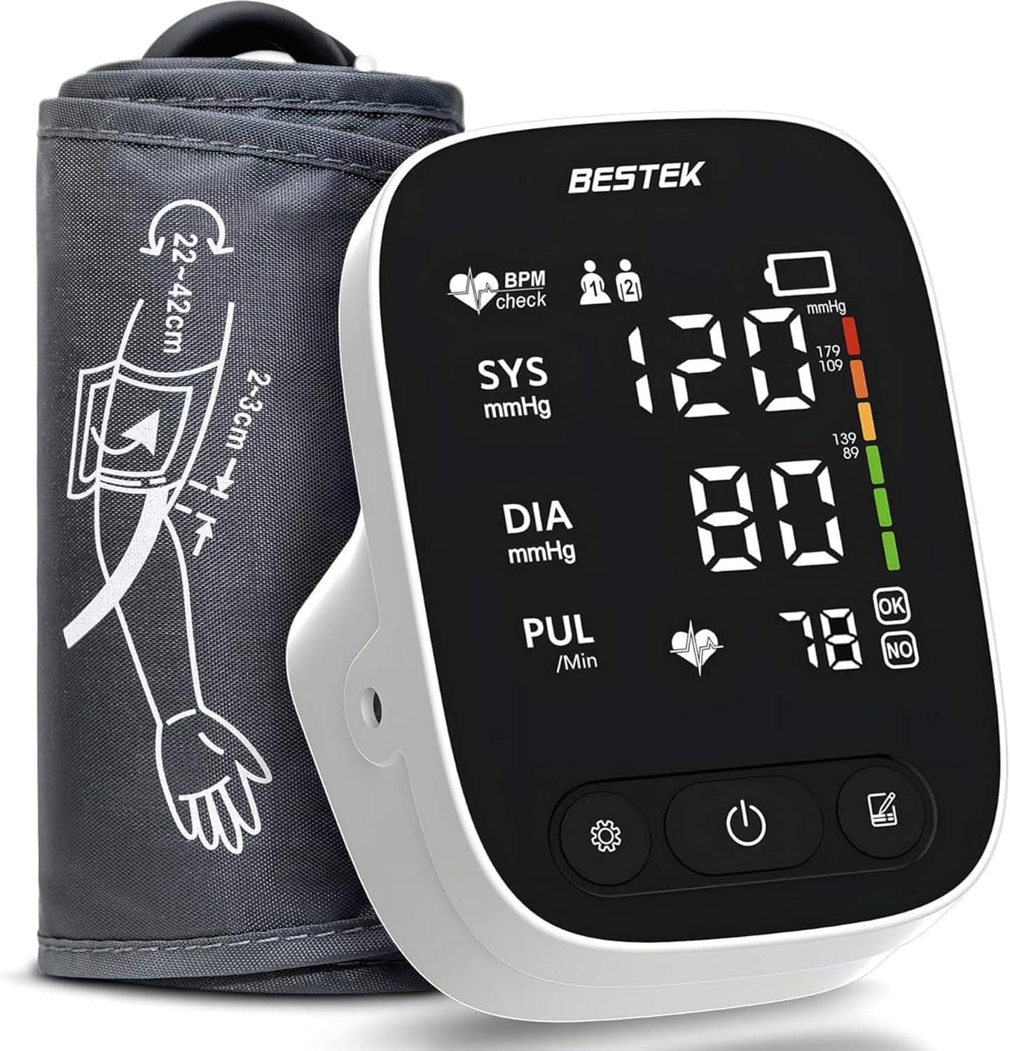 BESTEK Blood Pressure Monitor, Auto...