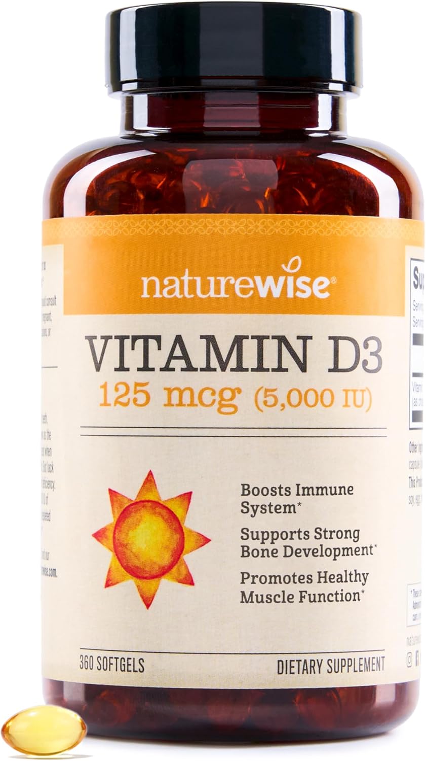 NatureWise Vitamin D3 5000IU Supple...