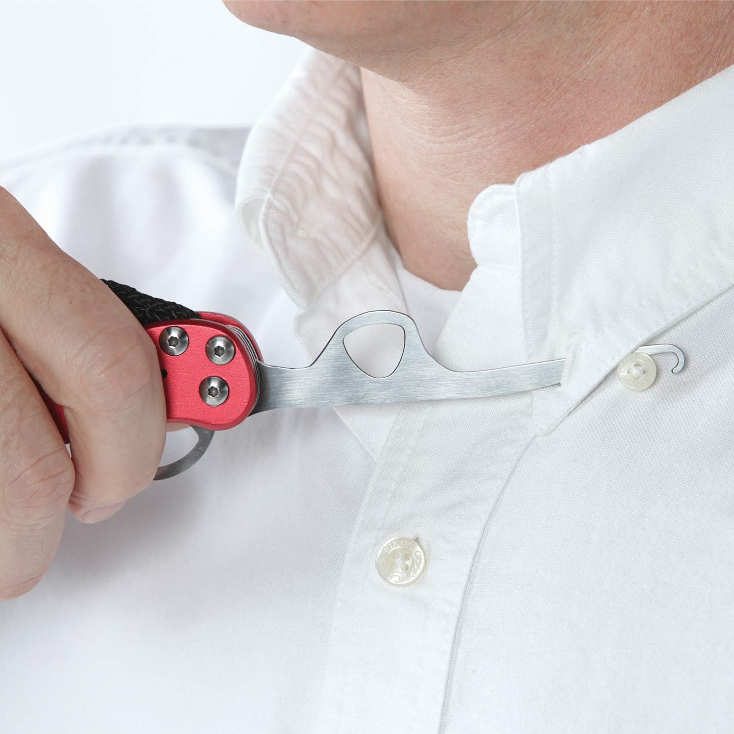 Vivi Zipper Pull and Button Hook Pocket Dresser and Dressing Aid for Assistance with Button Hooks, Zipper Pulls and Shoelaces - Image 4