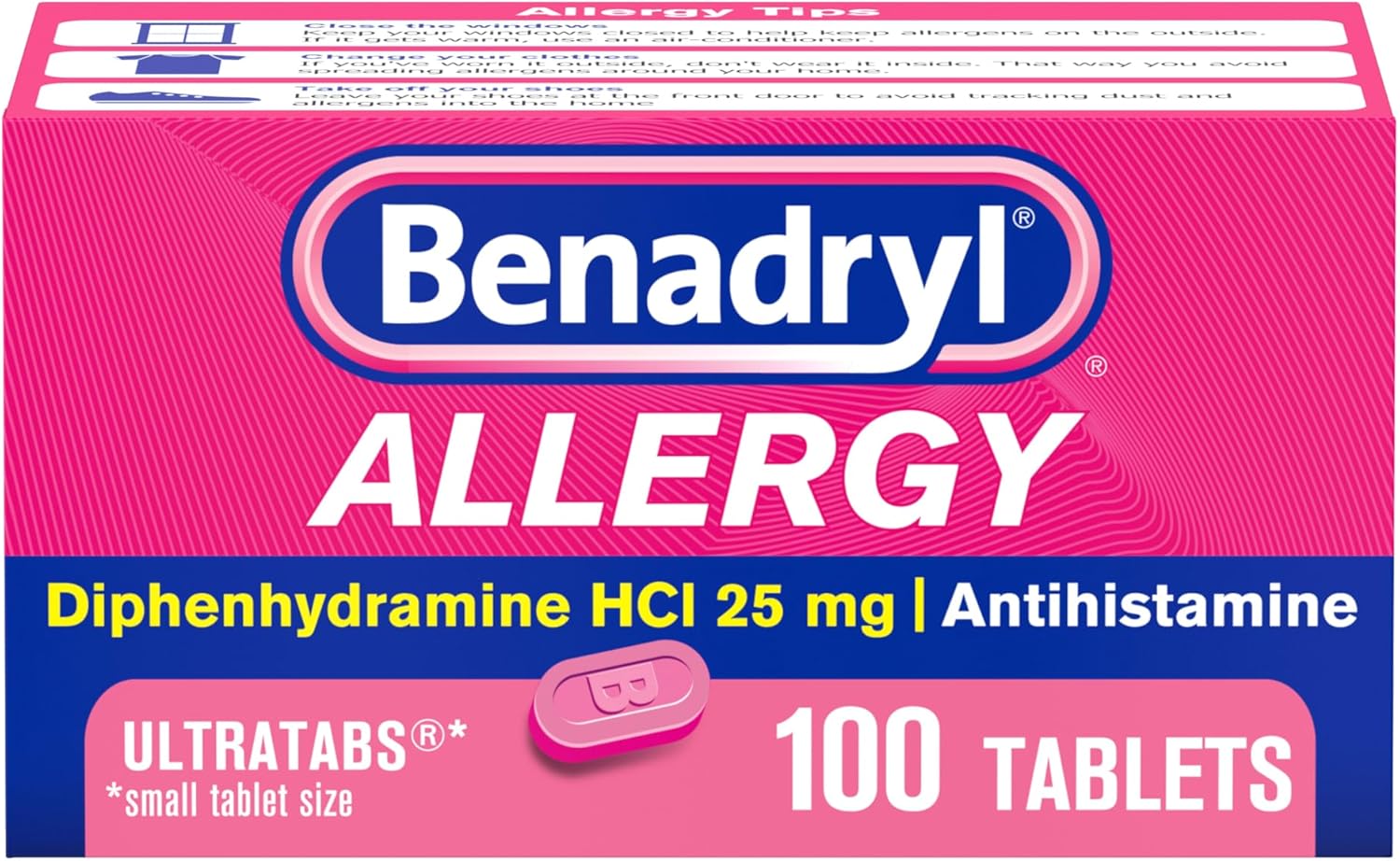 Benadryl Ultratabs Allergy Relief, ...