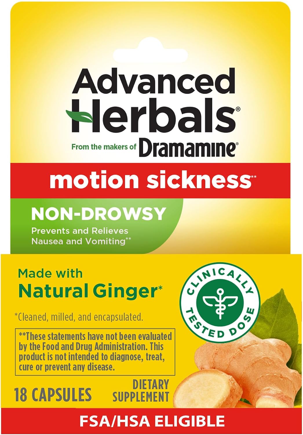 Dramamine Advanced Herbals, Motion ...
