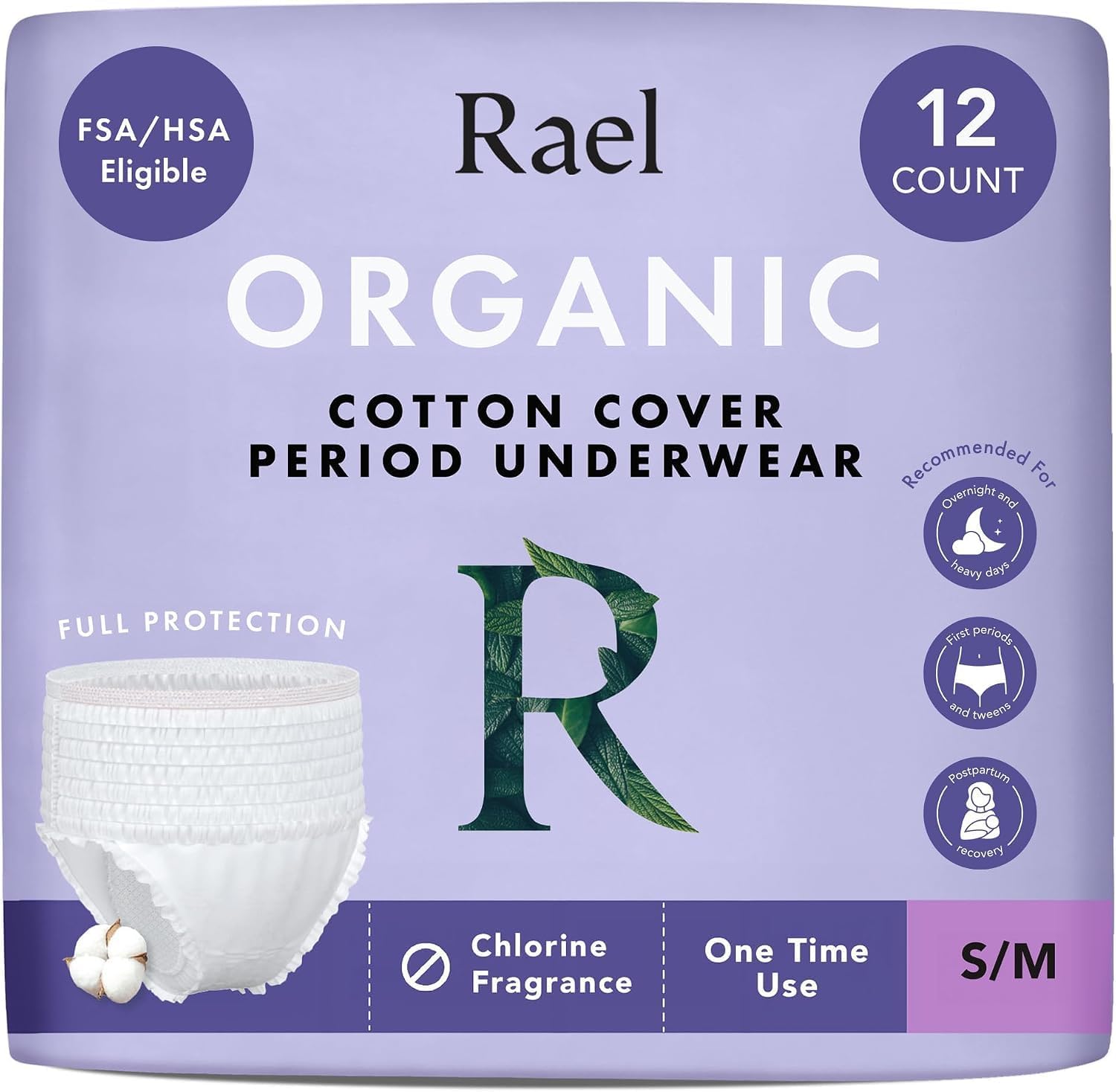 Rael Disposable Period Underwear, O...