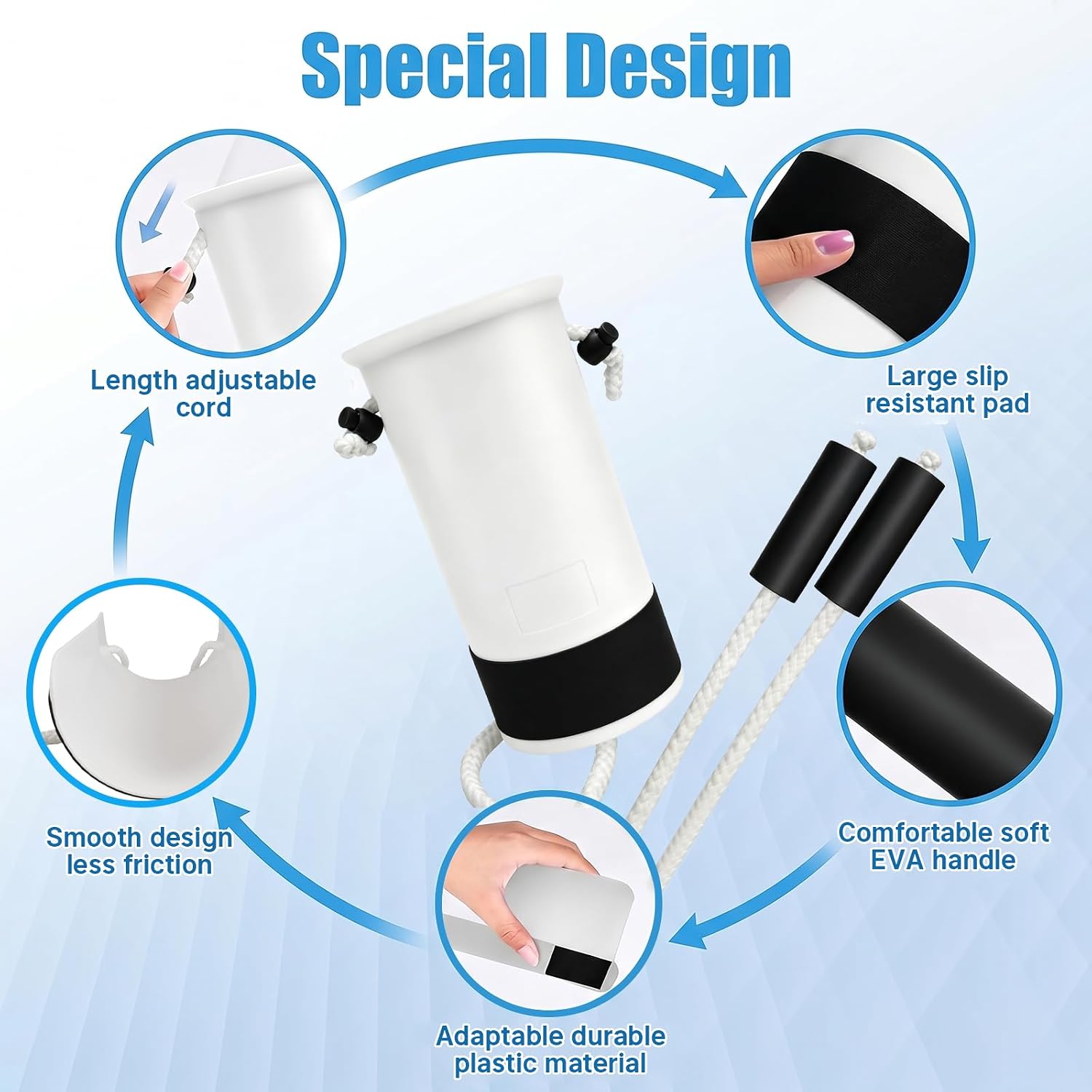 Sock Aid,Sock Aids for Putting On Socks Kit,Sock Helper for Seniors with Adjustable Shoe Horn,Sock Assistant Device No Bending Easy Put on Socks Without Bending for Elderly Disabled After Surgery - Image 4